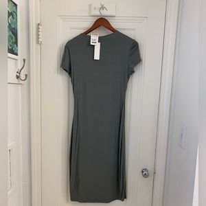 See You Monday Olive Green T-Shirt Dress NWT